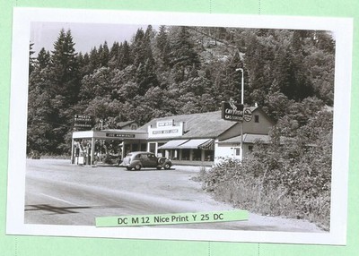 Found PHOTO Old 1940's Standard Oil Chevron Gas Service Station