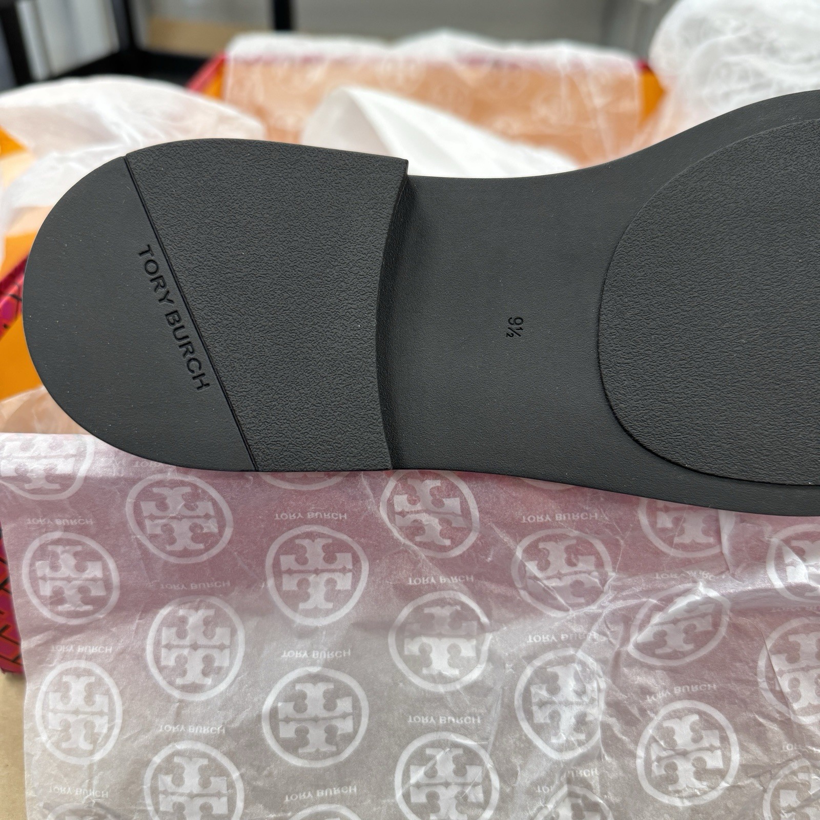 Tory Burch Double T Combat Boots size 9.5 Perfect Black Glossy Calf Leather thumbnail 10