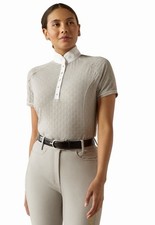 Ariat Women Showstopper X SS Show Shirt Silver Sconce Small S Dressage