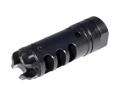 1/2''x28 Thread Or 5/8''x24 Thread Muzzle Brake For .22LR/5.56/.308, Steel