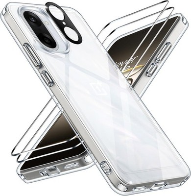 Klar Hülle + Displayglas OnePlus Nord CE5 5G Kameraschutz 9H Panzerfolie Glas