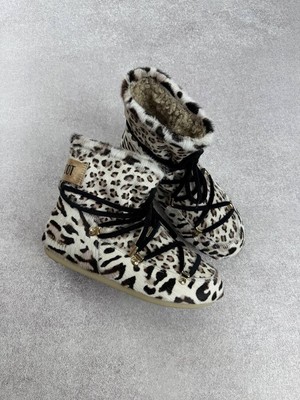 Moon Boot Leopard Print Snow Boots Size 41 Duties Paid (USA)
