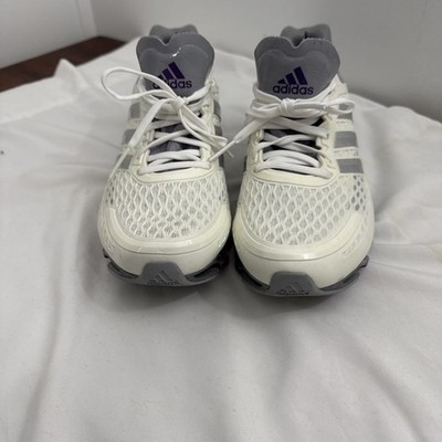 Adidas Spring Blade Shoes.  Women s Size 7.5 US.  White -Grey-Silver/never Worn
