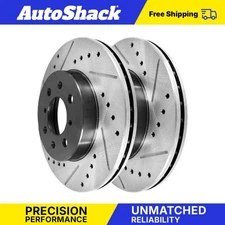 Front Coated Disc Brake Rotors Set forÂ Honda Fit Insight Civic Acura EL