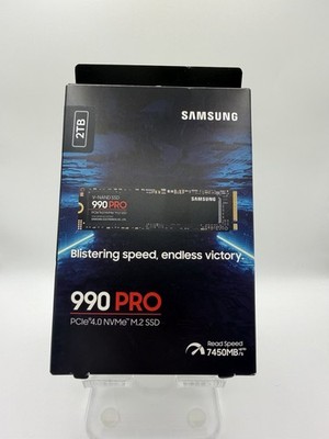 Samsung 990 PRO 2TB NVMe PCIe 4.0 M.2 2280 (MZ-V9P2T0B/AM) Internal SSD