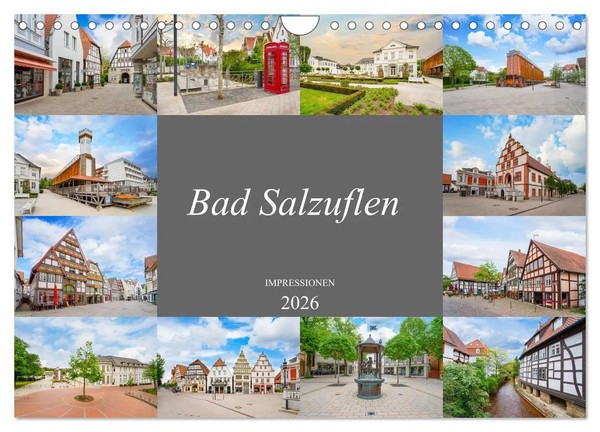 Bad Salzuflen Impressionen (Wandkalender 2026 DIN A4 Quer), Calvendo...-image