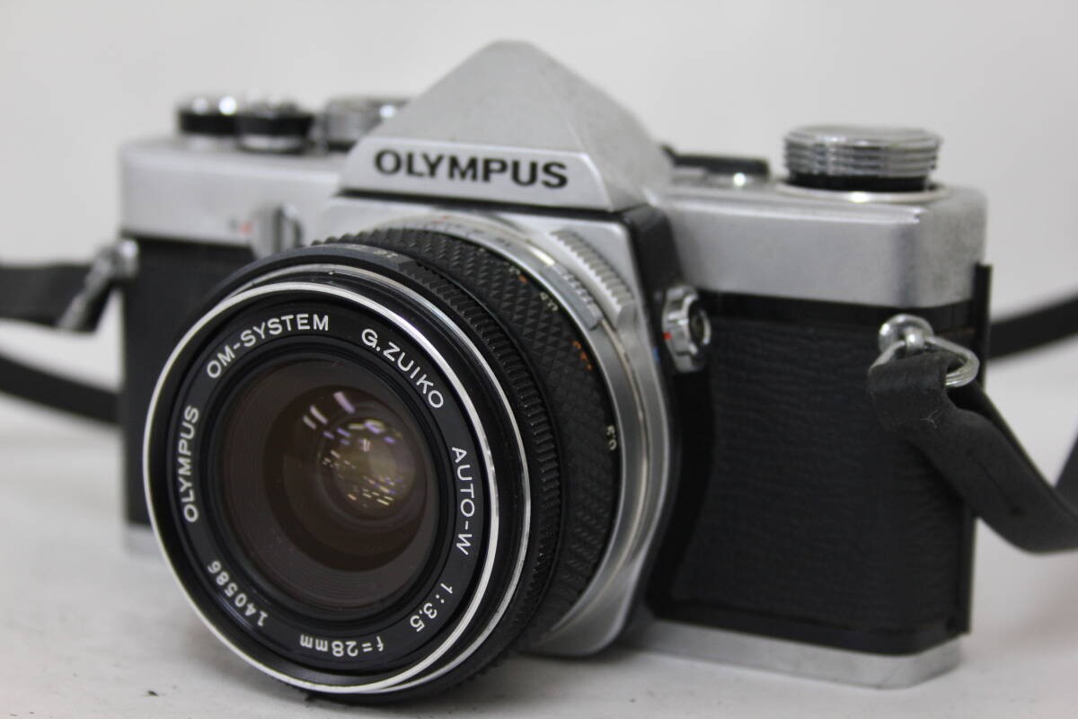 Olympus OM-1 G.Zuiko Auto-W 28mm F3.5 Lens Set Return