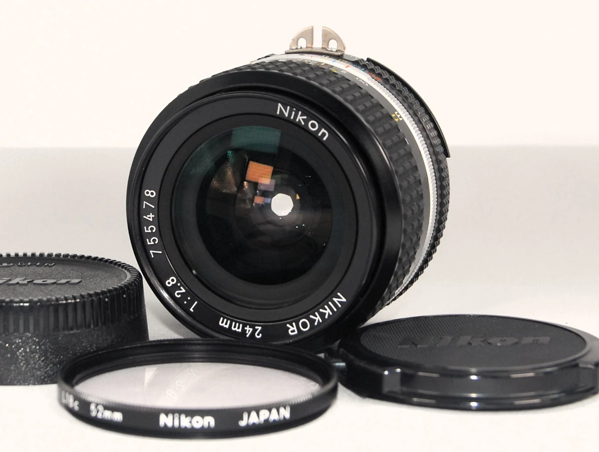 Preços baixos em Nikon AI-S lentes de câmera f/2.8 24mm Focal | eBay