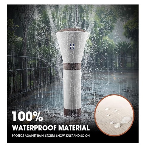 Patio Heater Cover Outdoor Heater Cover Waterproof with 89H x 33W x 19 Diameter - Picture 3 of 8