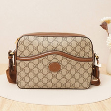 Gucci GG Retro Camera Bag Canvas Shoulder Bag Crossbody GHW
