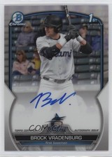 2023 Bowman Draft Chrome Prospect Refractor 73/499 Brock Vradenburg Auto 8az