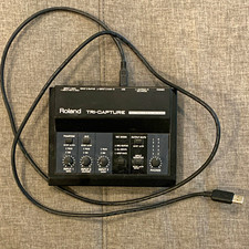 Roland TRI-CAPTURE USB Audio Interface 24-Bit/96kHz Phantom Power RCA I/O