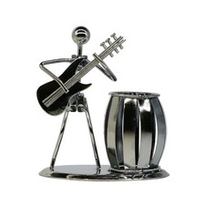 Pen Holder for Desk, Guitar Style Pencil Holder for Men Gifts, Cute Metal Pen...