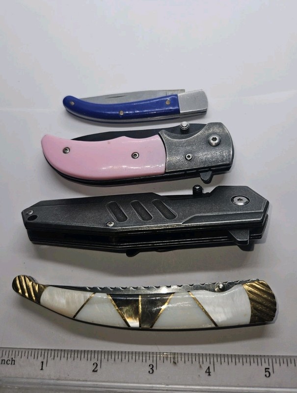 Lot Of 4 Various Used Pocket Knives(China)
