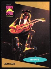 1991 Pro Set SuperStars MusiCards #18b Jimmy Page