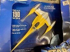 Vintage 1998 ESTES STAR WARS Episode 1 NABOO FIGHTER Flying Action MODEL ROCKET