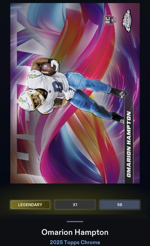 2025 Topps Chrome Omarion Hampton Base (RAW)