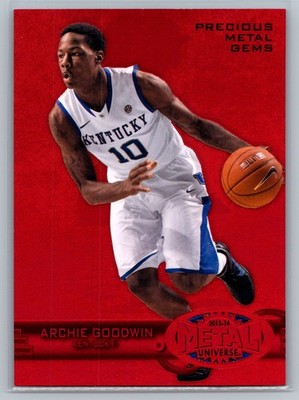 2013-14 Fleer Retro #265 Archie Goodwin Kentucky Wildcats PMG red /150