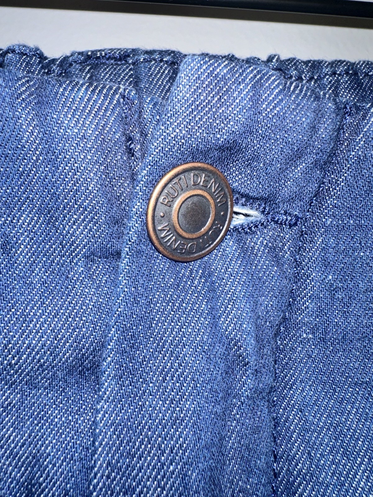 RUTI EBB AND FLOW WIDE LEG DENIM PANTS VINTAGE INDIGO PLEATED NWT SIZE 4