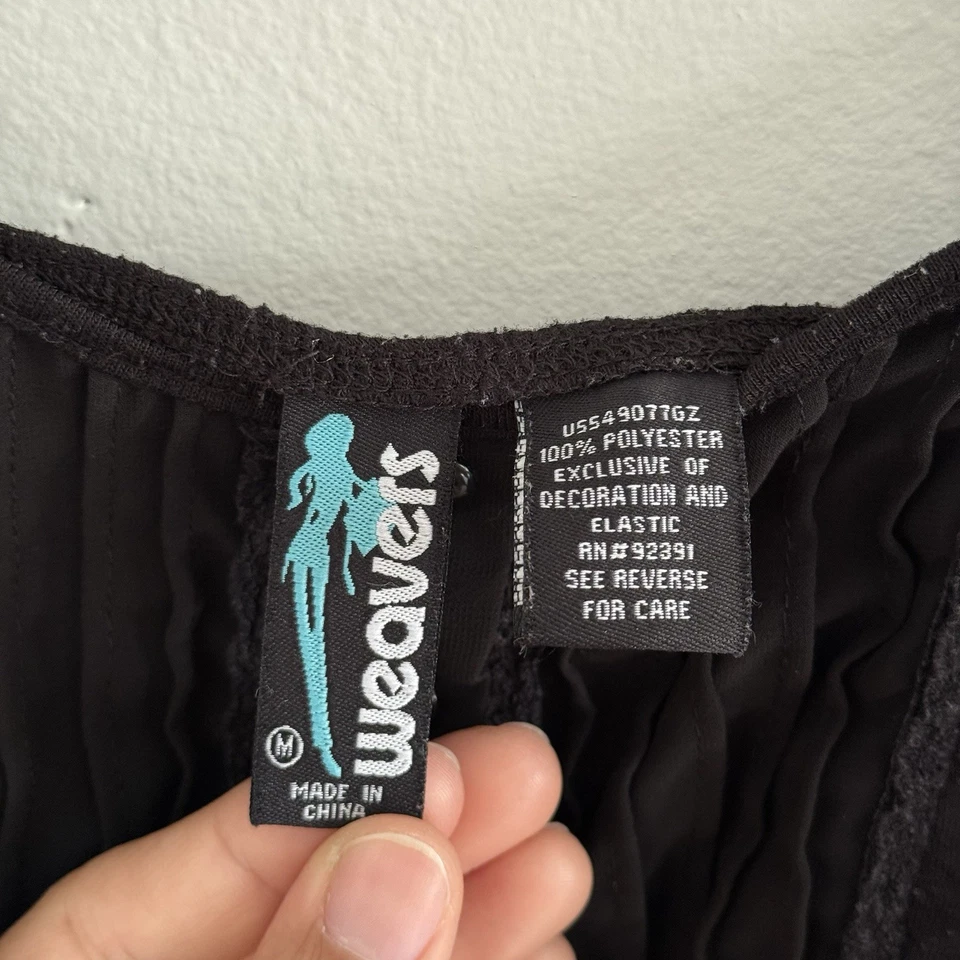 Camiseta sin mangas de colección Y2K años 2000 Weavers volantes gótico emo Elena Gilbert crepúsculo M Foto 3 de 4