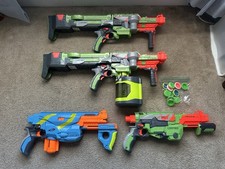 Nerf Vortex Nitron Pyragon Lot Of 4 Blasters Tested