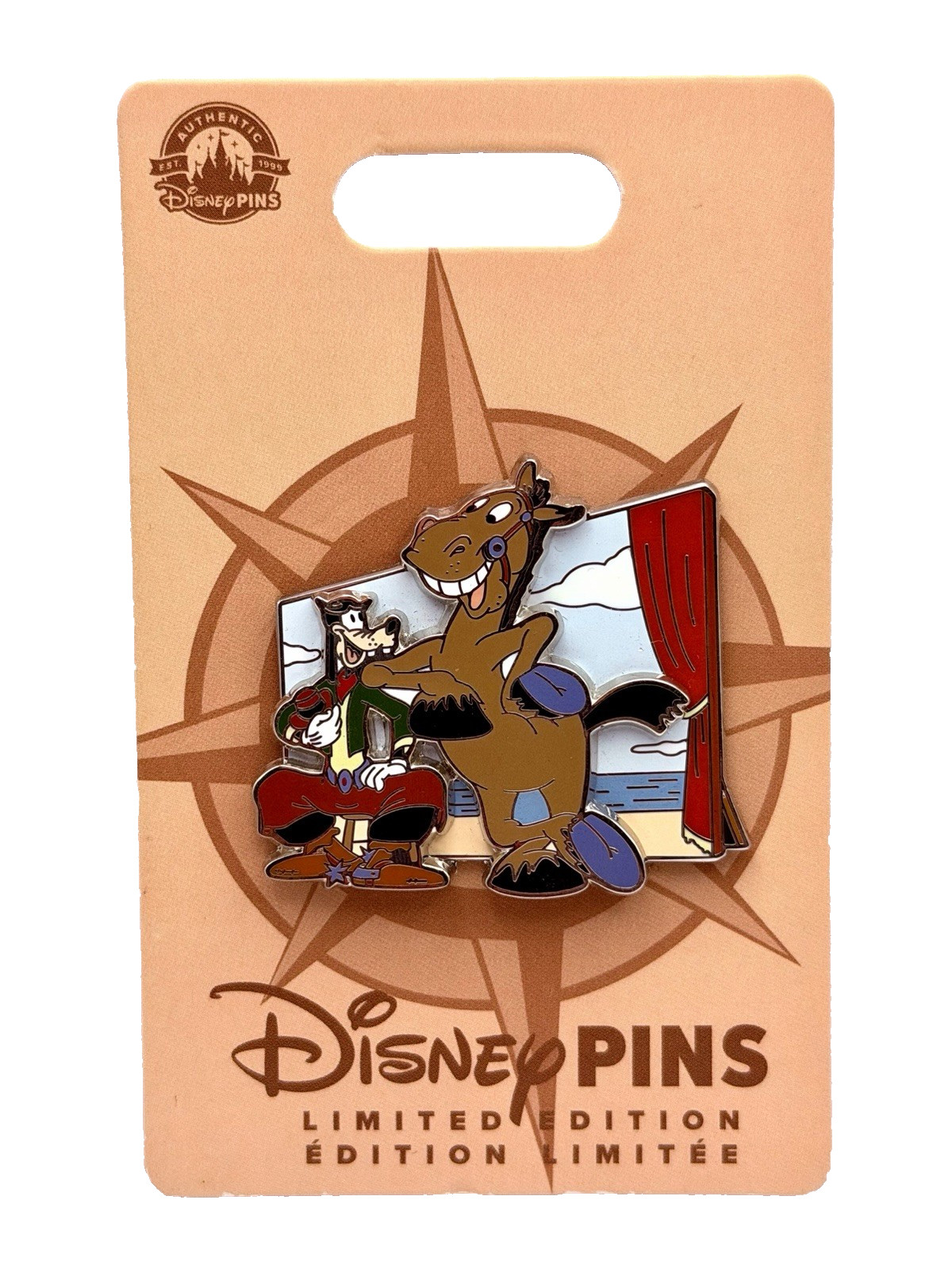Disney Parks “How to Ride A Horse” Pin 2023 Goofy & Bullseye LE 3000 Authentic