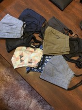 Face Masks New Various Colors Nine Count