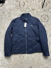 Lacoste Harrington Jacket Insulated Navy Blue Field Men’s XXL Cotton New Tags