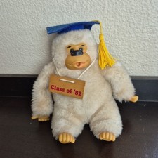 Vintage 1982 Gonga Thumb Sucking Monkey Gorilla Graduation Cap Graduate Russ