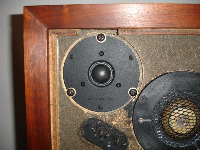 ACOUSTIC RESEARCH AR-3A TWEETER REPLACEMENT-REAR TERMINAL 