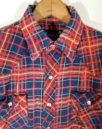 Vintage 80s 90s Flannel Shirt Faded 