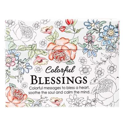 Colorful Blessings: Cards to Color and Share - Colorful Messages to Bless a ...