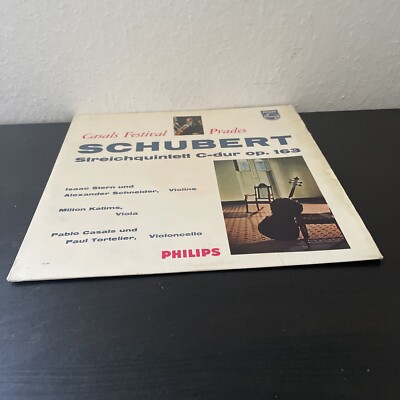 12'' LP Vinyl Pablo Casals - Fr. Schubert, Quintet In C Major Op. 163 LL1230 A07