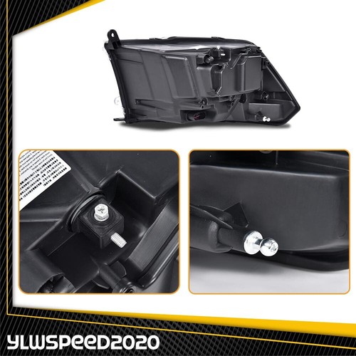 Fits 2013-2018 Dodge Ram 1500 2500 3500 Projector Headlights W/bulbs LED DRL L+R - Picture 9 of 10