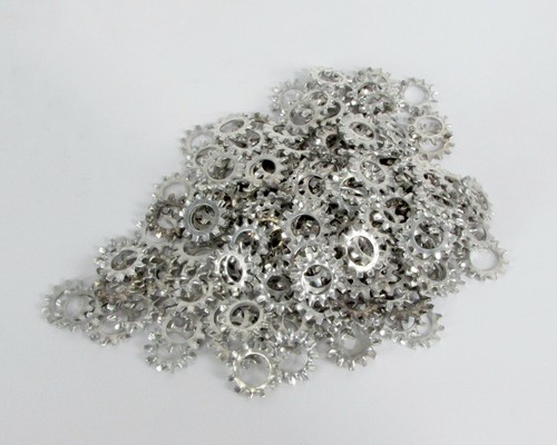 Lot of (200) External Tooth Lock Washer 12 Teeth Outer Dia 0.598" I.D. 0.33"