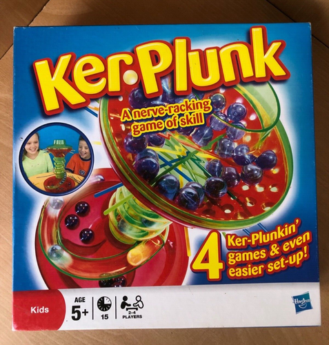 KerPlunk A Nerve-Racking Game of Skill Ker-Plunk by Hasbro Complete & VGC