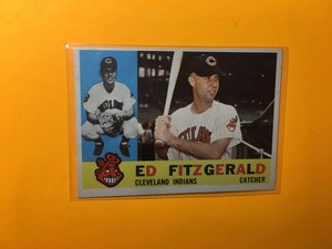 ed fitzgerald 1960 topps vintage baseball card #423 indians ebay ed fitzgerald 1960 topps
