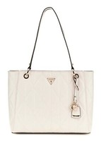 Guess Aldina Noel Tote Bag Schultertasche Tasche Cream White Creme Neu