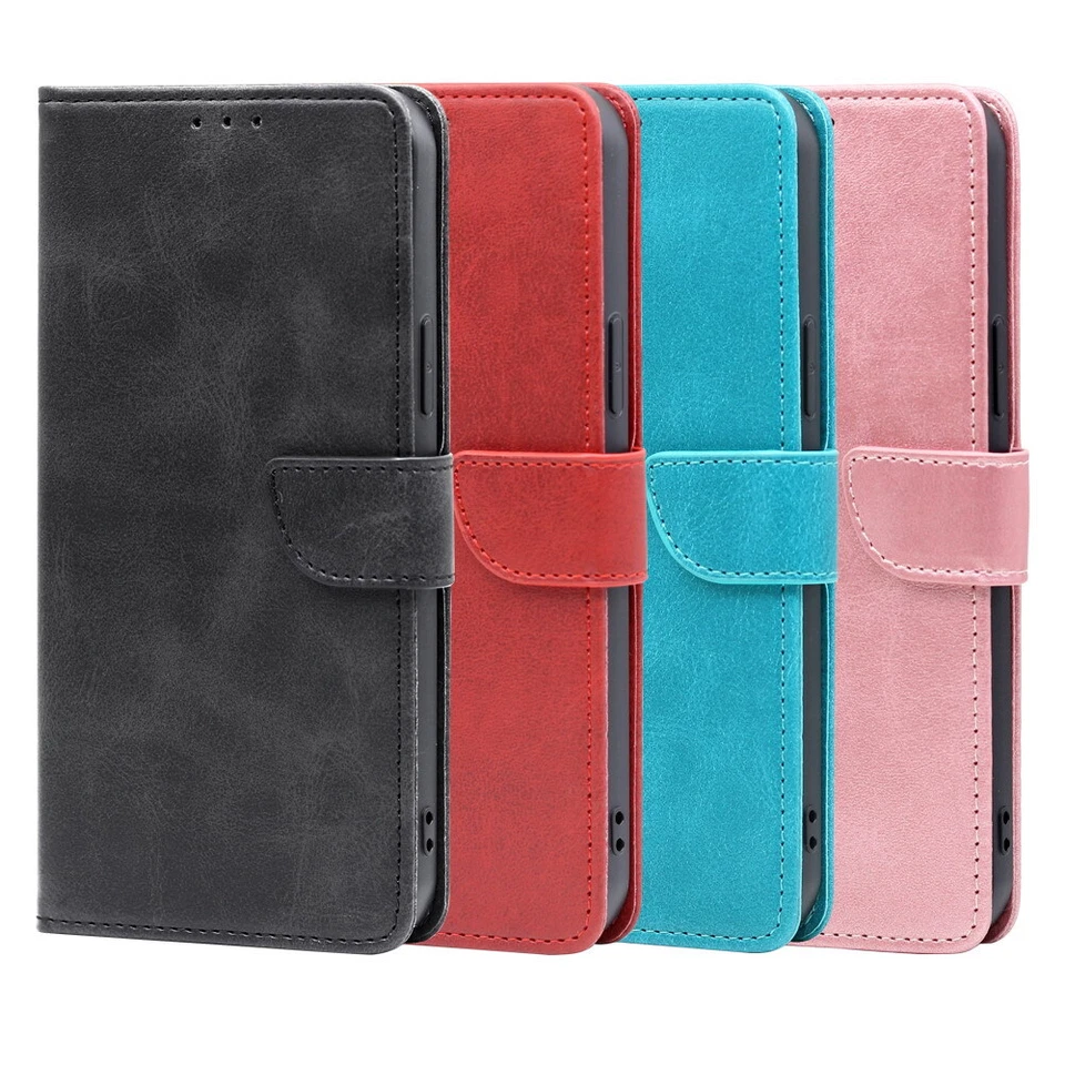 Cartera de bolsillo para tarjetas a prueba de golpes magnética para One Plus 6 7 8 9 Foto 3 de 4