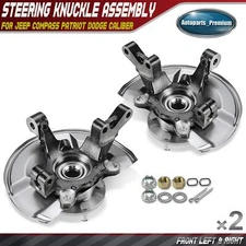 2x Front L&R Steering Knuckle&Wheel Hub Bearing Assembly for Dodge Jeep Patriot