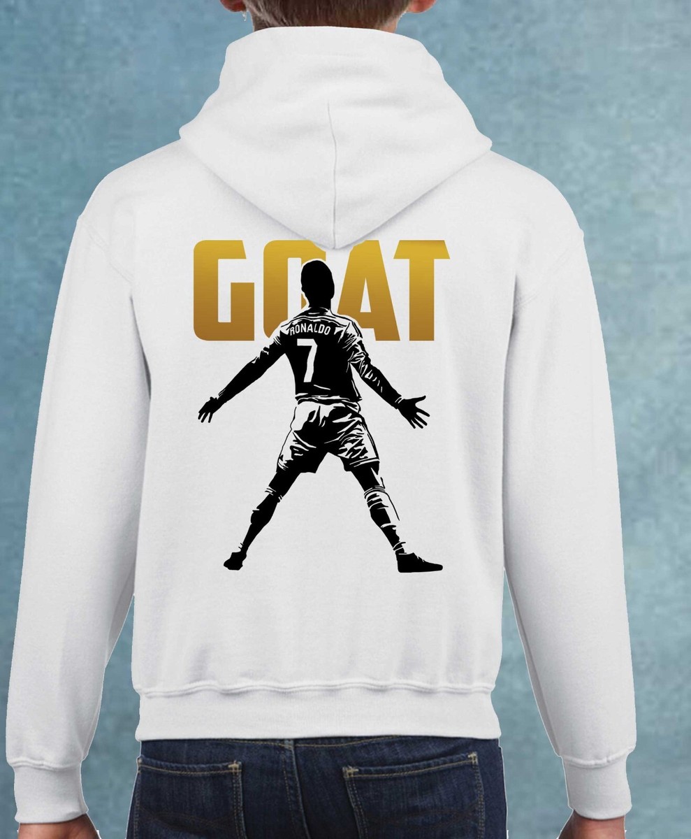 Ronaldo kids hoodie tshirt cristiano ronaldo cr7 goat kids adult sizes
