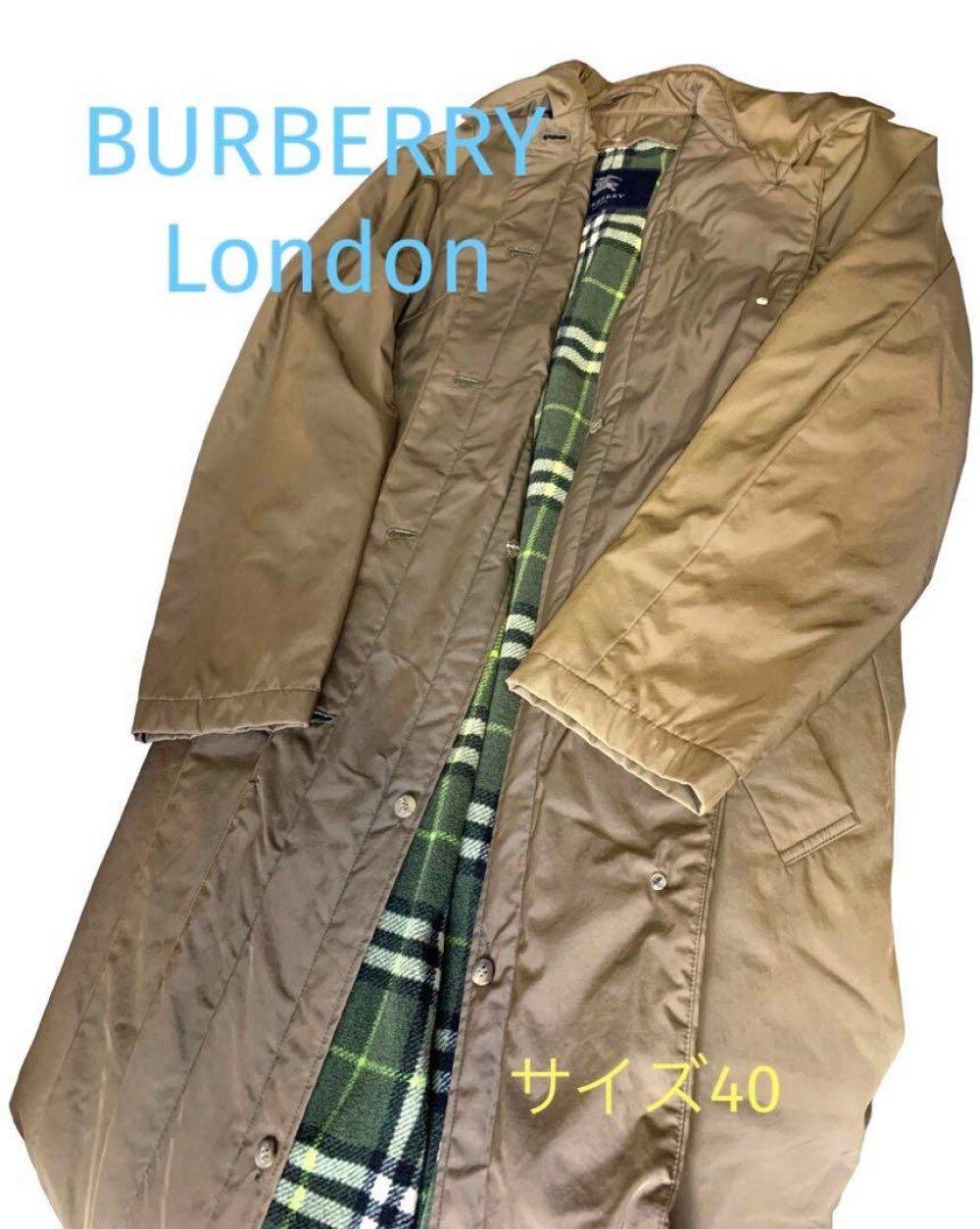 Burberry London Women's Stand-up Collar Nylon Coat with Liner in Brown Shades