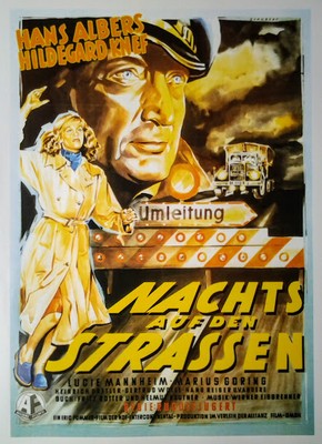 Nachts auf den Straßen (1952) | Filmplakat Poster 34x47 cm