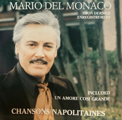 Mario del Monaco: Chansons Napolitaines (CD 1986 Levon Records) *VG*