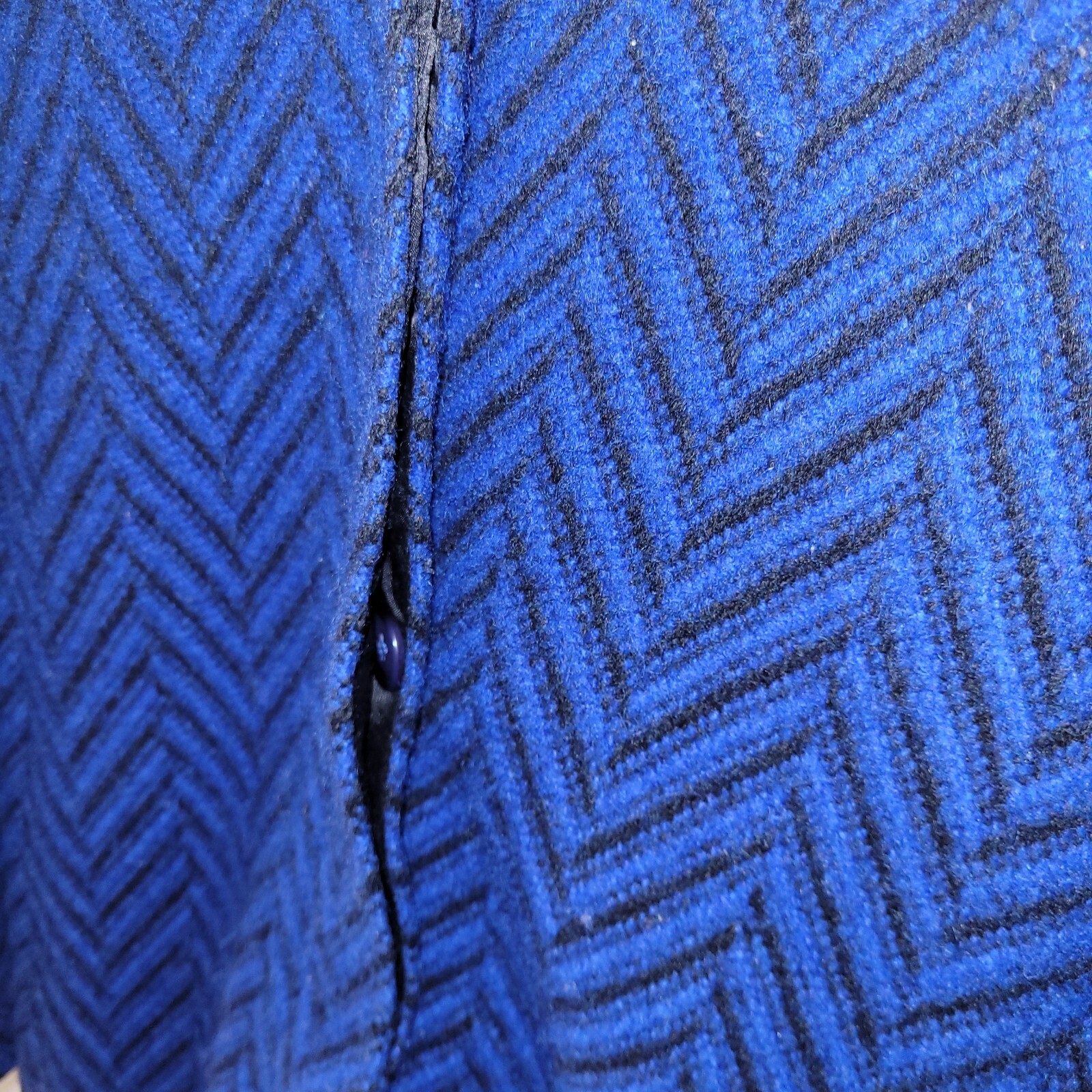 Pendleton Wool Herringbone  Blue Black Vintage,  … - image 6