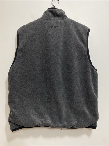 REVERSIBLE American Eagle AE77 performance Full Zip Vest Men’s Size Large Black - Picture 4 of 9