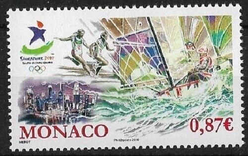 2010 MONACO - FIRST YOUTH OLYMPIC GAMES IN SINGAPORE #2745 NEW ** - Picture 1 of 2