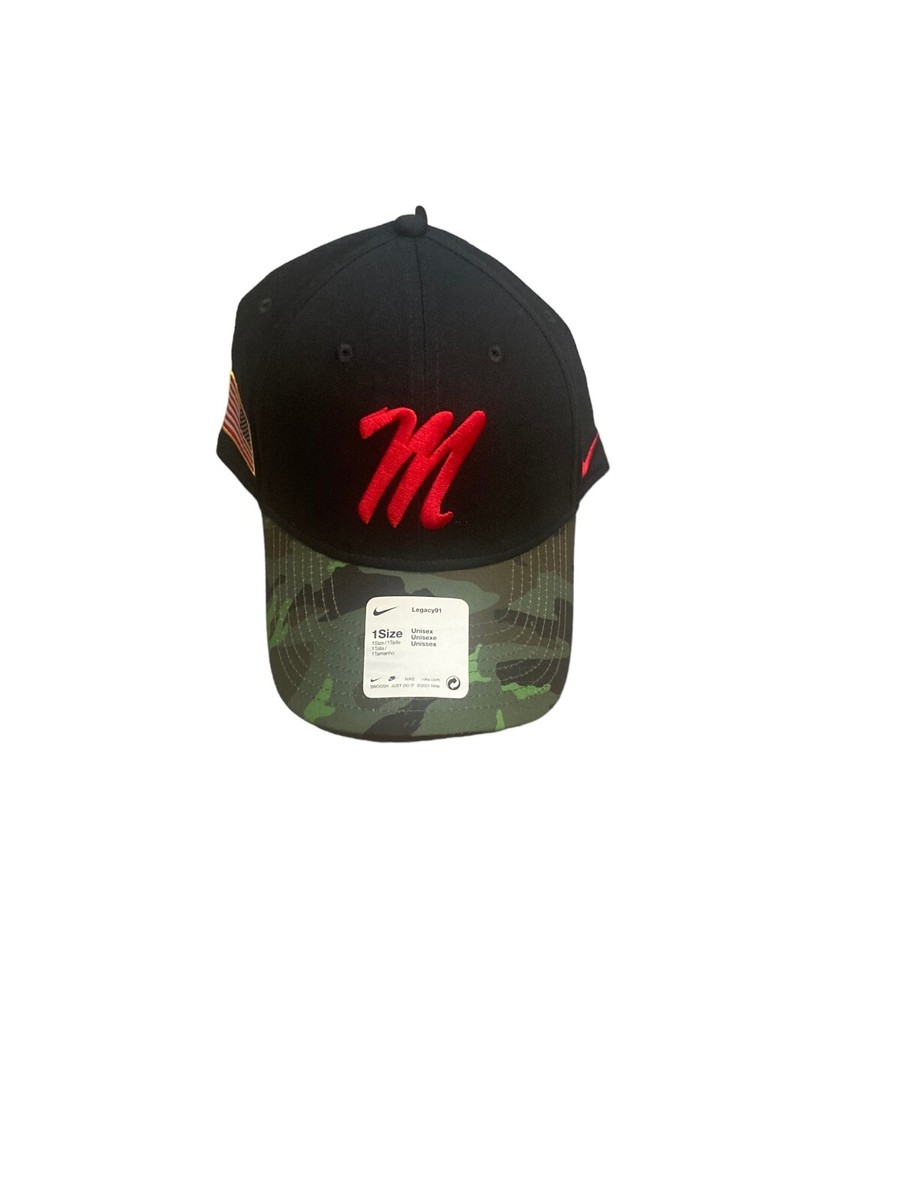 NWT New Mississippi Ole Miss Rebels Nike Camo Adjustable Hat Cap - Main Image