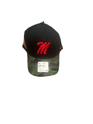 NWT New Mississippi Ole Miss Rebels Nike Camo Adjustable Hat Cap