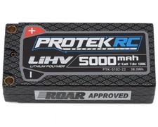 ProTek RC Graphene HV Shorty LiPo Batteria 2S 7.6V 5000mAh 130C con Connettore 5mm...